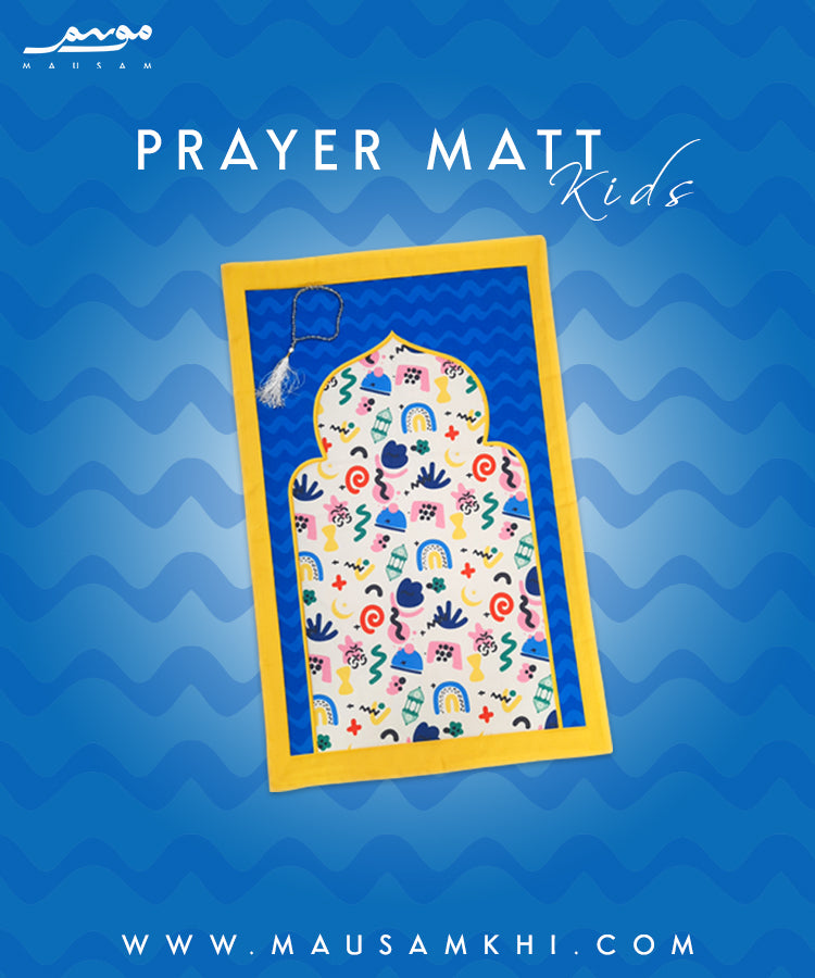 KIDS PRAYER MAT BLUE