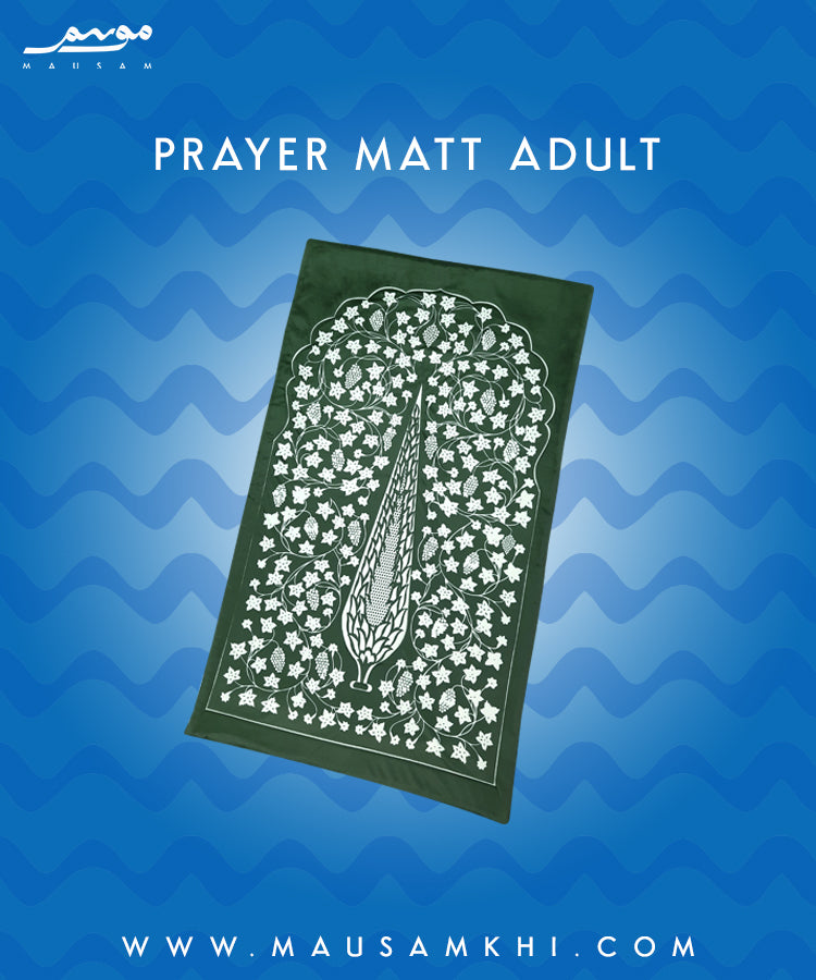 PRAYER MAT LARGE GREEN