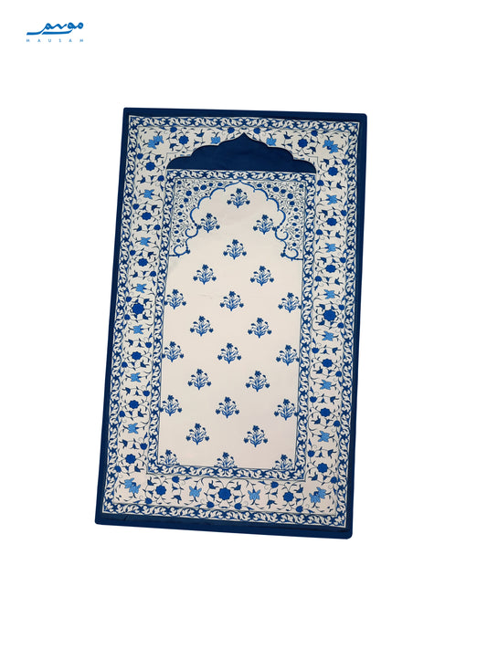 PRAYER MAT LARGE BLUE