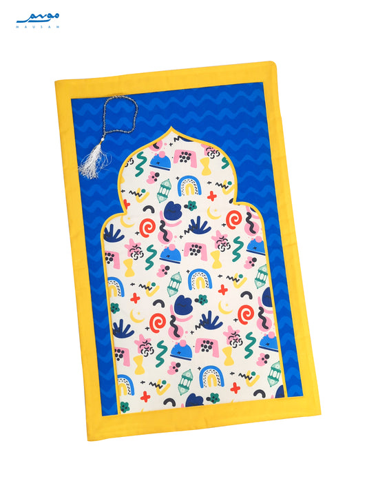 KIDS PRAYER MAT BLUE