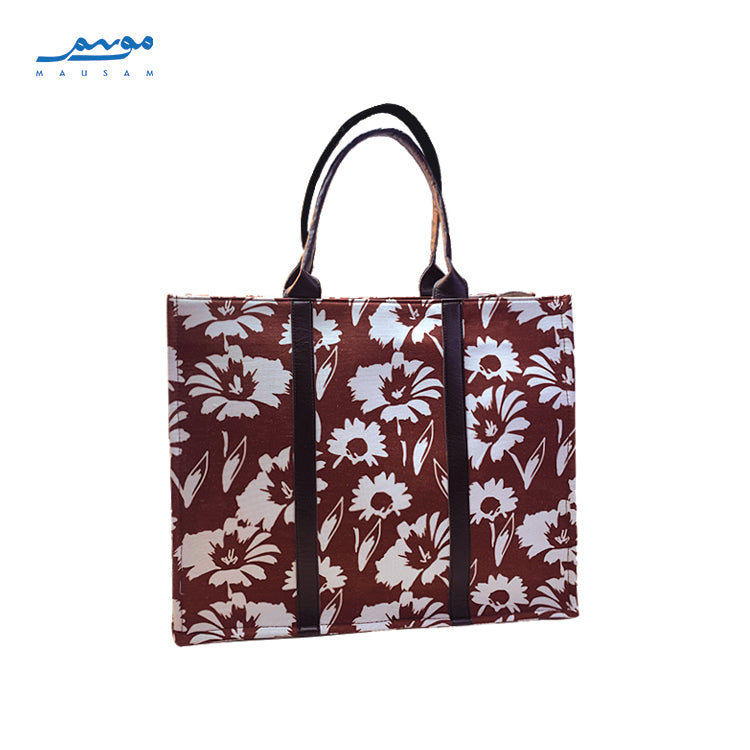 FLORAL LARGE TOTE BAG